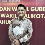 Kepala Divisi Sosialisasi, Pendidikan Pemilih dan Partisipasi Masyarakat (Sosdiklih Parmas) dan SDM KPU Kota Tangerang Yudhistira Prasasta