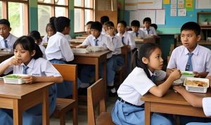 Ilustrasi MBG.//seni digital