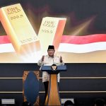 Presiden Prabowo Subianto saat meresmikan Bank Emas Pegadaian.//Foto istimewa wip.kemenkeu.go.id