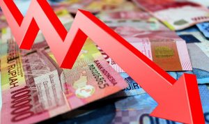 Ilustrasi pelemahan rupiah.//olah digital