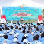 Presiden Prabowo Subianto meresmikan peluncuran kelembagaan 80.081 Koperasi Desa/Kelurahan Merah Putih (KDMP/KKMP) dalam sebuah acara yang digelar di Koperasi Desa Merah Putih Bentangan, Desa Bentangan, Kecamatan Wonosari, Kabupaten Klaten, pada Senin, 21 Juli 2025.//Foto istimewa