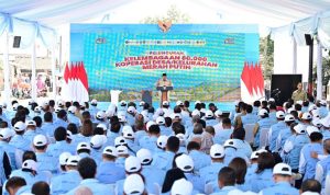 WhatsApp Image 2025-07-21 at 18.59.08 Presiden Prabowo Subianto meresmikan peluncuran kelembagaan 80.081 Koperasi Desa/Kelurahan Merah Putih (KDMP/KKMP) dalam sebuah acara yang digelar di Koperasi Desa Merah Putih Bentangan, Desa Bentangan, Kecamatan Wonosari, Kabupaten Klaten, pada Senin, 21 Juli 2025.//Foto istimewa