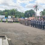 Kasat Pol PP Kabupaten Serang, Ajat Sudrajat, saat memberikan pengarahan kepada anggota / berita dan foto / dokumen satpol pp kab serang / B.06