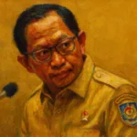 Ilustrasi gambar digital Menteri Dalam Negeri Tito Karnavian