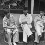 Foto istimewa, karya Aboe Bakar Lubis Tokoh pejuang kemerdekaan Indonesia Sutan Sjahrir, Sukarno, dan Mohammad Hatta.*