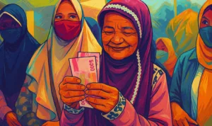 lansia Ilustrasi gambar digital