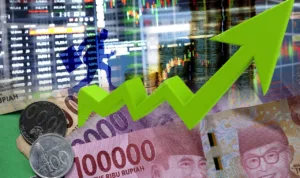 pertumbuhan ekonomi Ilustrasi olah digital