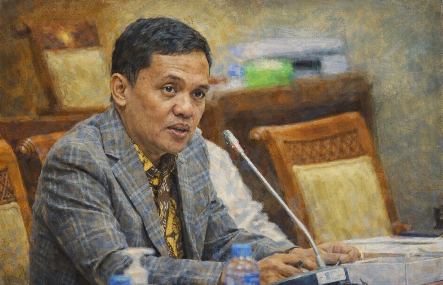 Foto olah digital Ketua Komisi III DPR RI Habiburokhman
