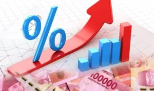 pertumbuhan ekonomi ilustrasi olah digital