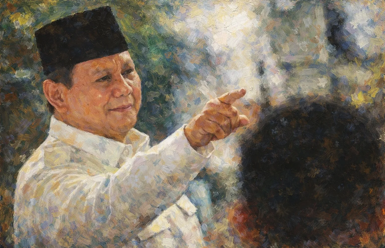 Presiden Republik Indonesia Prabowo Subianto.//Foto gambar digital