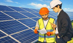 energi nasional Ilustrasi gambar digital