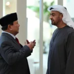 Presiden Prabowo Subianto dalam pertemuan bilateral dengan Presiden Persatuan Emirat Arab, Sheikh Mohammed bin Zayed Al Nahyan (MBZ).*//Foto istimewa