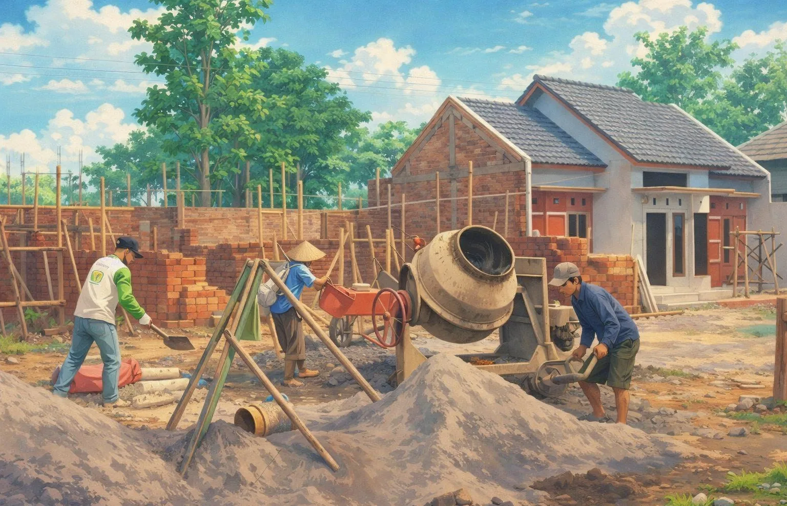 Ilustrasi gambar digital