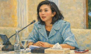 Juru Bicara Kementerian Luar Negeri Yvonne Mewengkang.//Foto olah digital