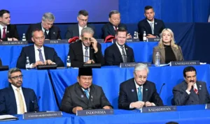 Presiden RI Prabowo Subianto saat mengikuti Board of Peace (BoP) di Davos, Swiss.//Foto istimewa