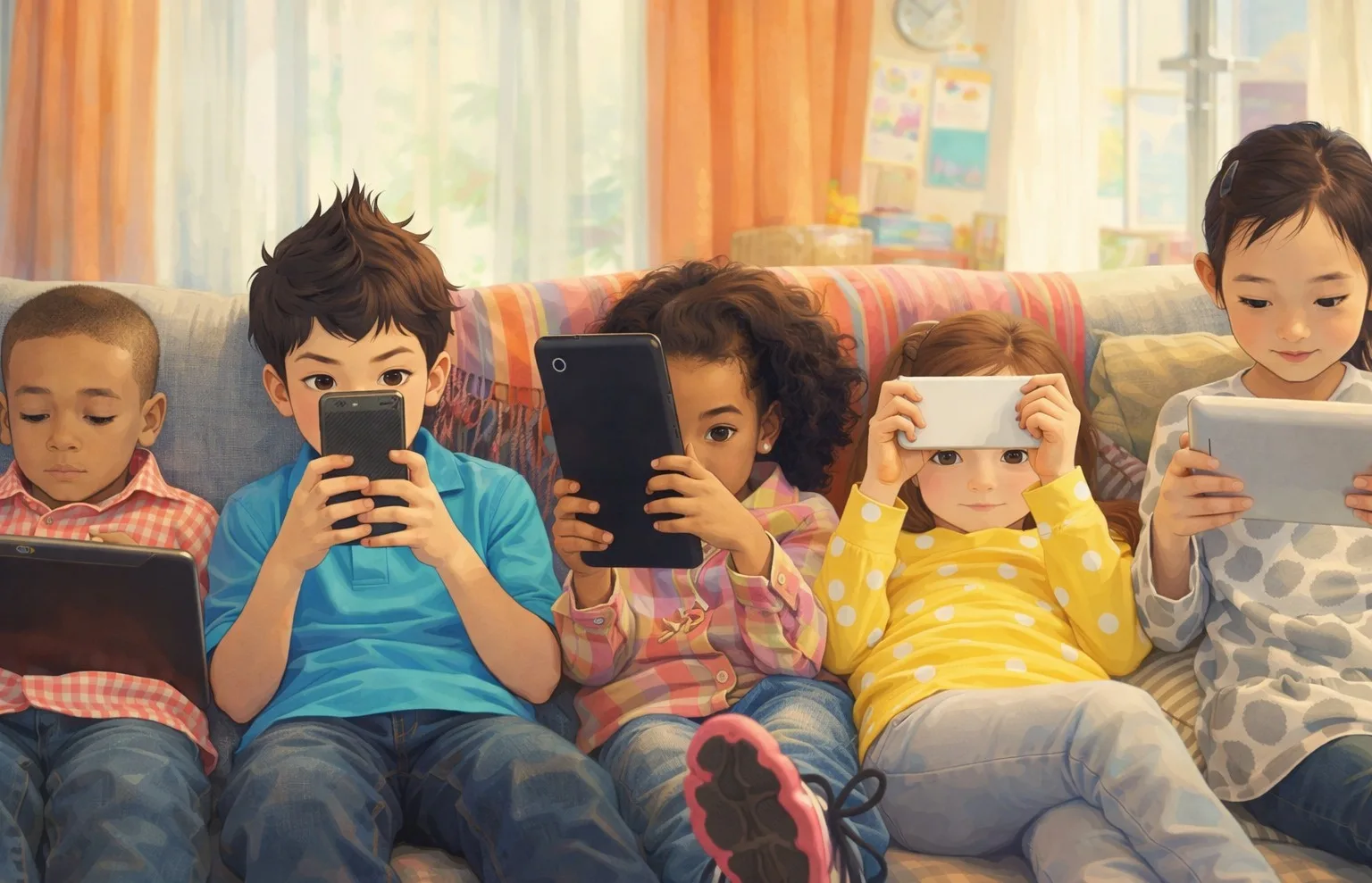 ruang digital Ilustrasi gambar digital