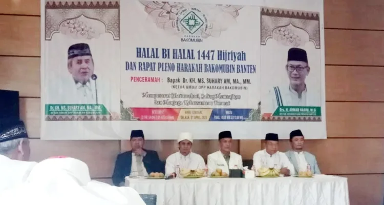 IST Pengurus DPP, DPW, dan DPD pada Acara Halal Bihalal dan Rapat Pleno Harakah BAKOMUBIN Banten, Serang (21/4/2026).*