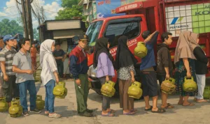 LPG Ilustrasi gambar digital