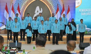 Suasana acara pengukuhan kembali Yayasan Aneuk Muda Aceh Unggul dan Hebat atau AMANAH.*//IST