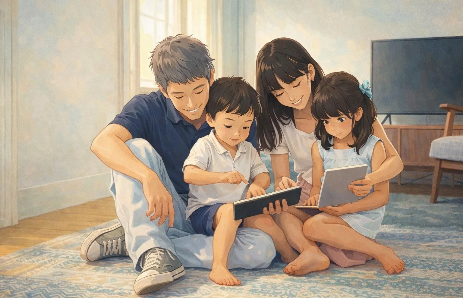konten digital anak Ilustrasi gambar digital