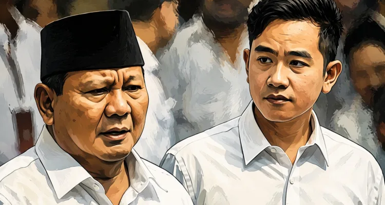 Presiden Prabowo Subianto dan Wakil Presiden Gibran Rakabuming Raka.//Foto olah digital