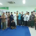 Foto istimewa Para pengurus Majelis Ulama Indonesia Kabupaten Lebak foto bersama dengan petugas kesehatan dari Dinas Kesehatan (Dinkes) Kabupaten Lebak, RSUD Dr. Adjidarmo serta Puskesmas Rangkasbitung.*