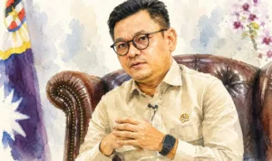 Gubernur Lembaga Ketahanan Nasional (Lemhannas) Ace Hasan Syadzily.//Foto olah digital