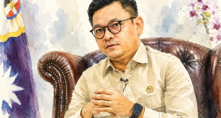 Gubernur Lembaga Ketahanan Nasional (Lemhannas) Ace Hasan Syadzily.//Foto olah digital