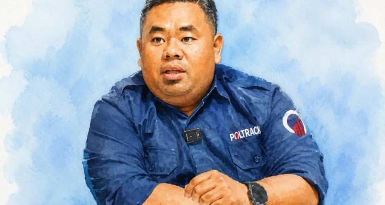 Peneliti Poltracking Indonesia, Ahmad Zia Fitrahudin.//Foto olah digital