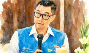 Foto olah digital Direktur Utama PLN, Darmawan Prasodjo.