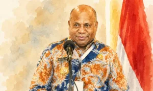 Foto olah digital Gubernur Papua Matius Fakhiri.