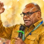 Gubernur Papua Tengah Meki Nawipa.//Foto olah digital