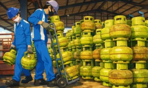LPG Ilustrasi gambar digital