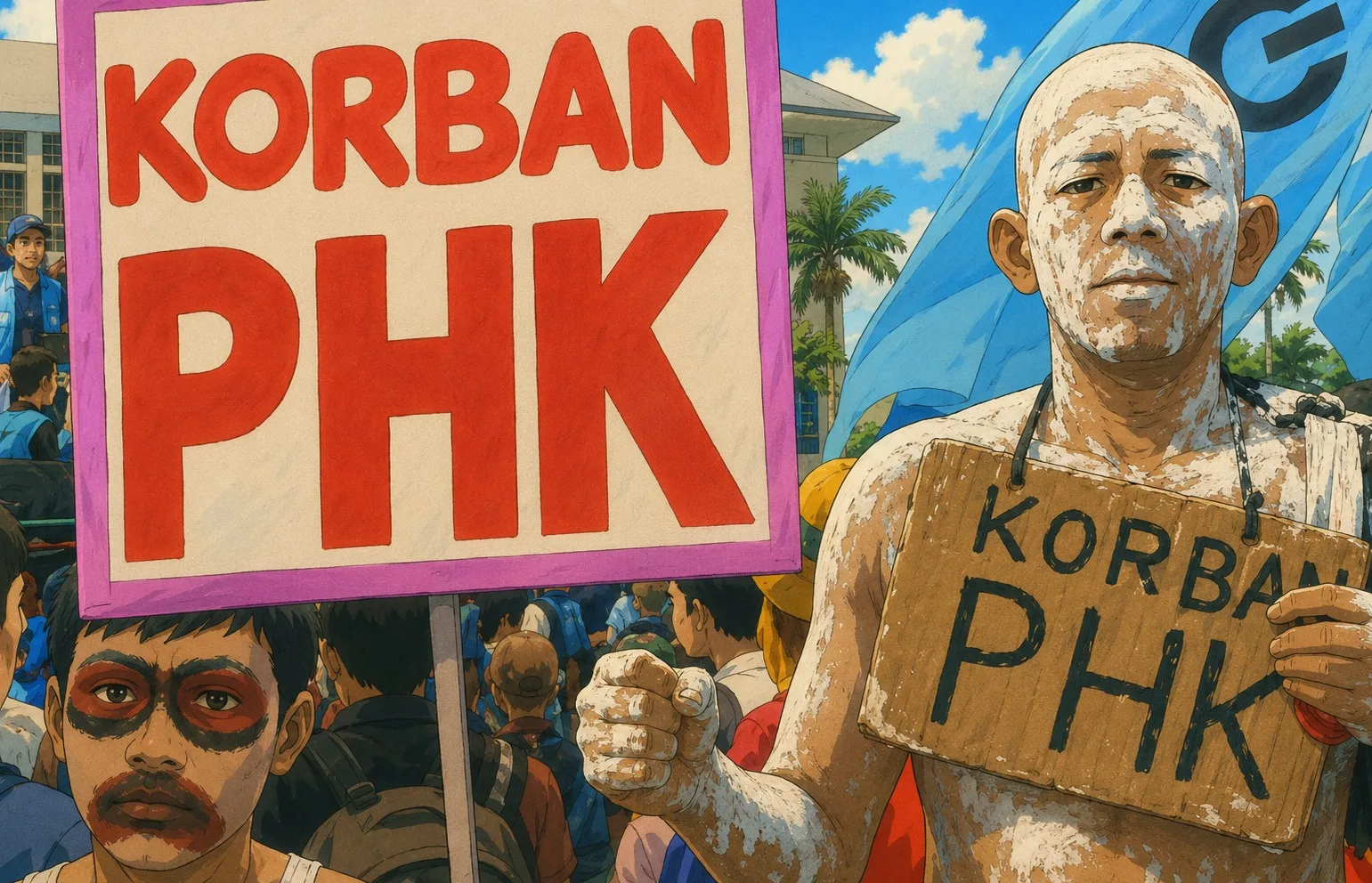 PHK Ilustrasi gambar digital