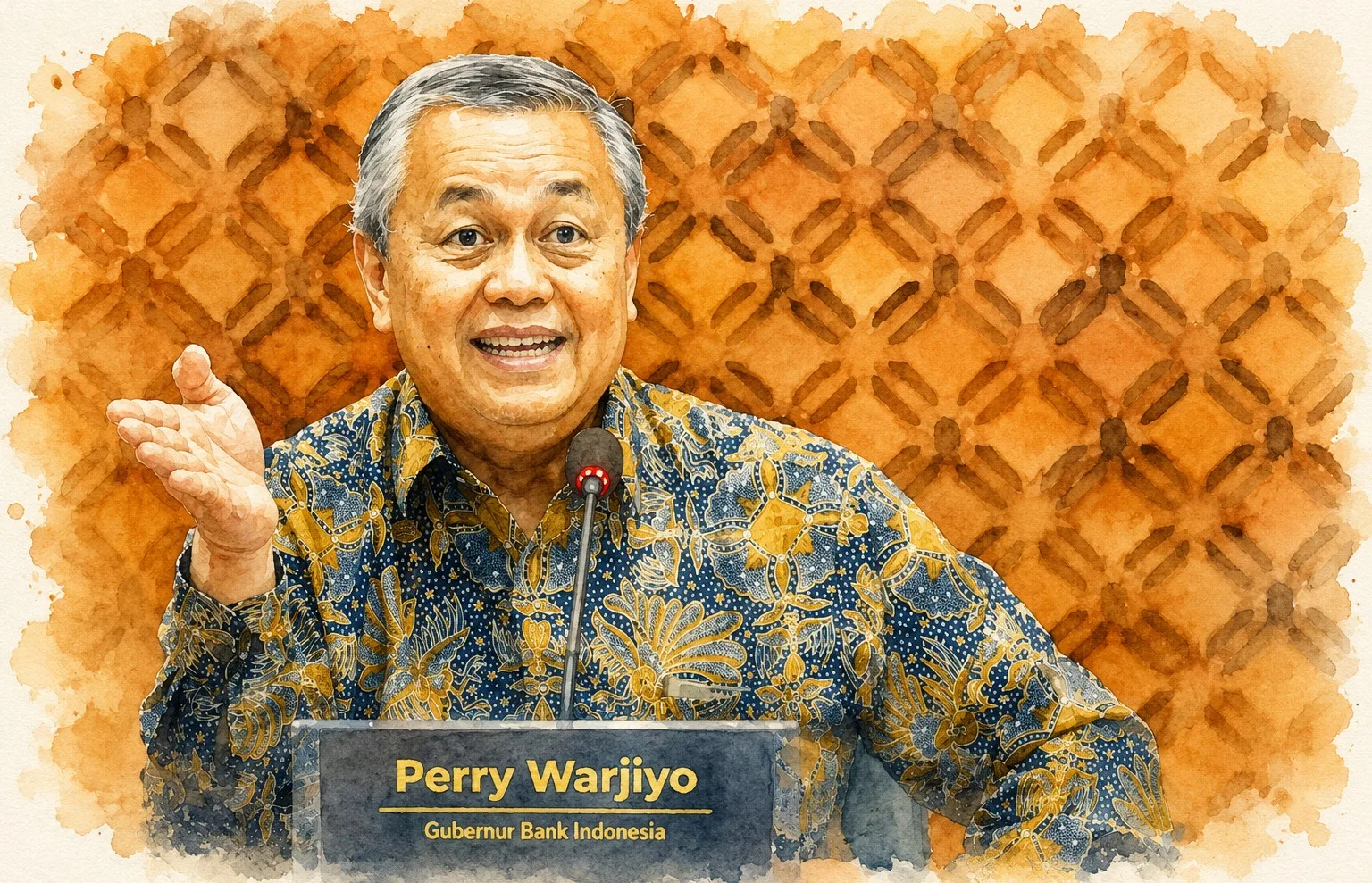 Gubernur Bank Indonesia, Perry Warjiyo.//Foto olah digital