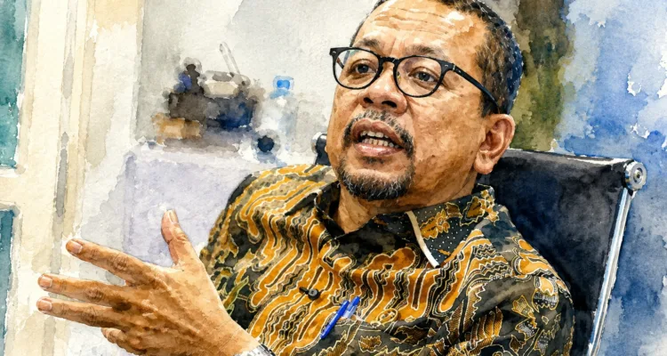 Kepala Badan Komunikasi Pemerintah (Bakom) M. Qodari.// foto olah digital
