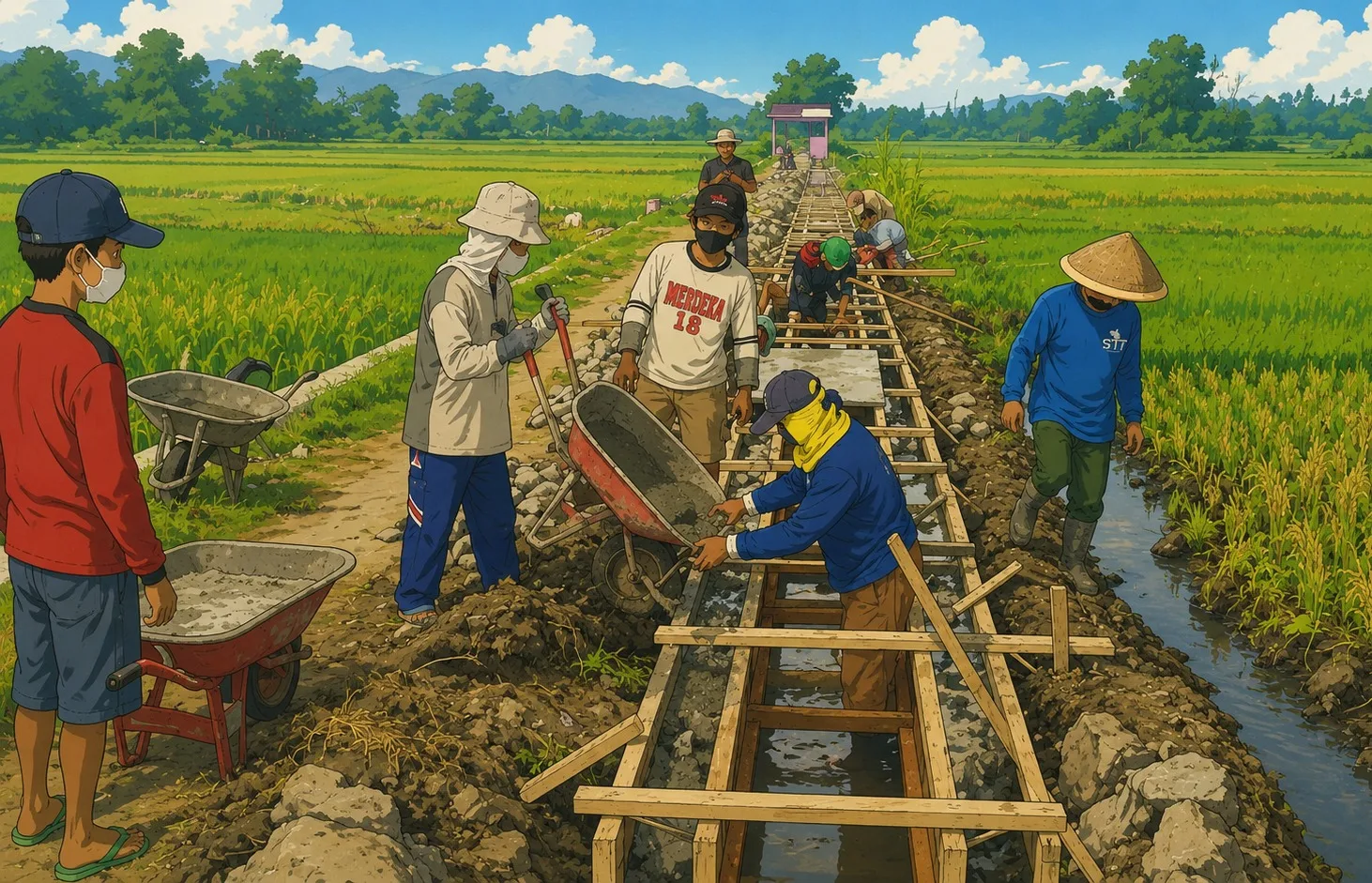 Ilustrasi gambar digital