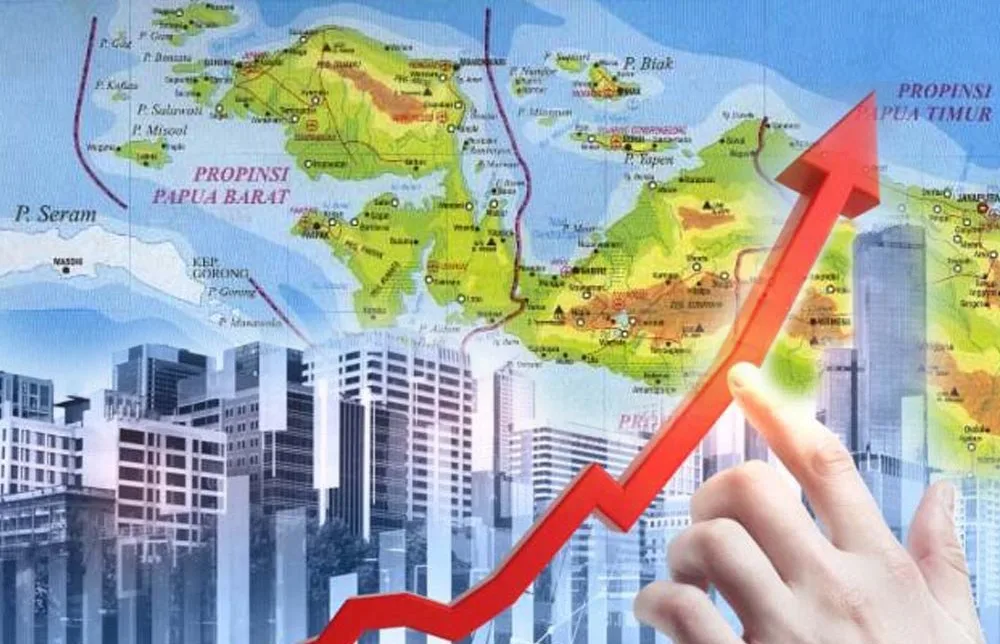 pembangunan papua Ilustrasi olah digital