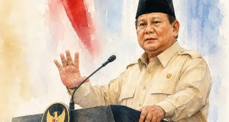 Presiden Prabowo Subianto.//Foto olah digital