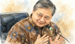 Airlangga Hartarto Menteri Koordinator Bidang Perekonomian Airlangga Hartarto.*//Foto olah digital