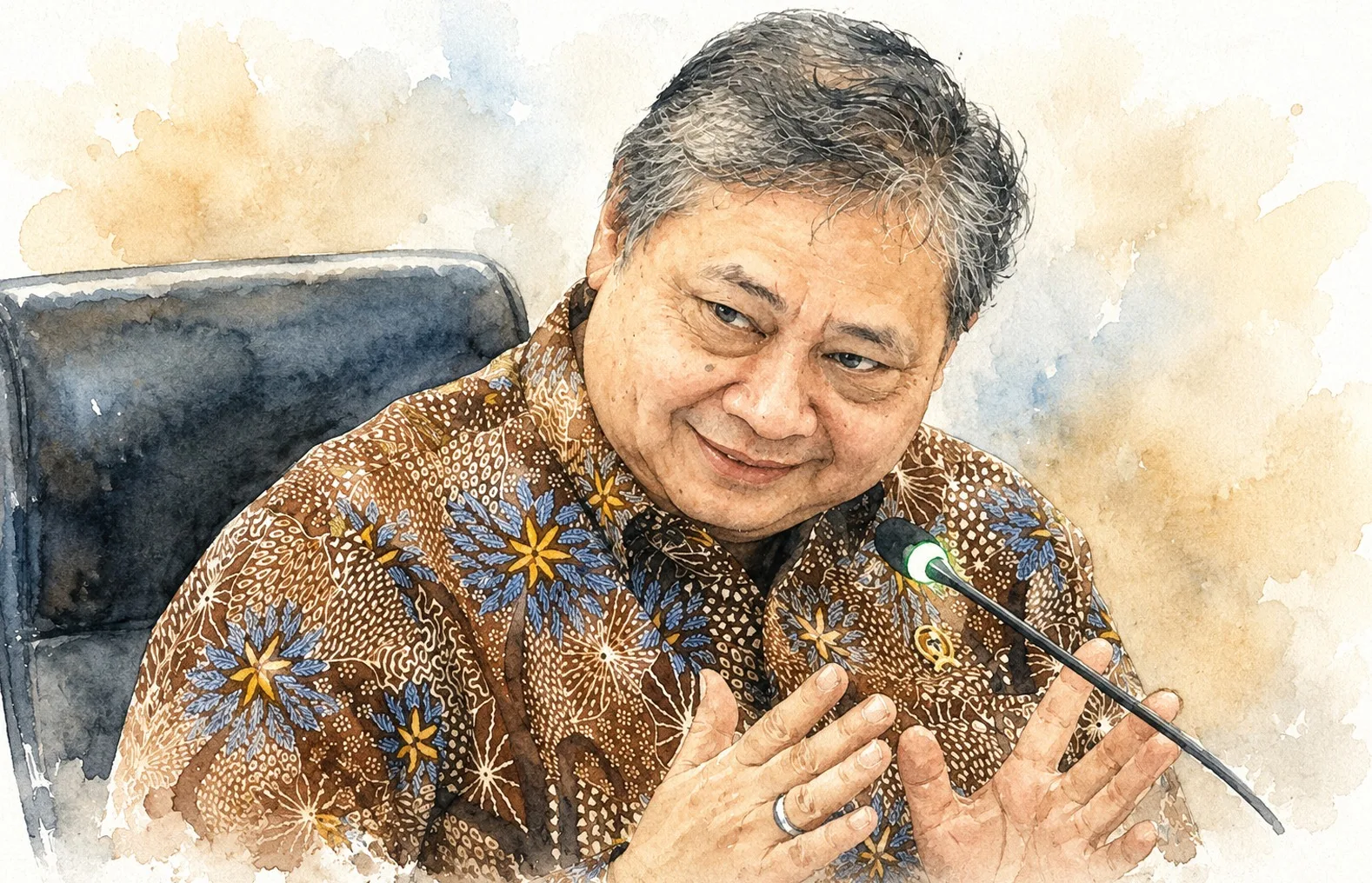 Airlangga Hartarto Menteri Koordinator Bidang Perekonomian Airlangga Hartarto.*//Foto olah digital