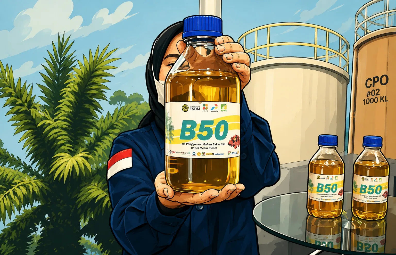 B50 Ilustrasi gambar digital