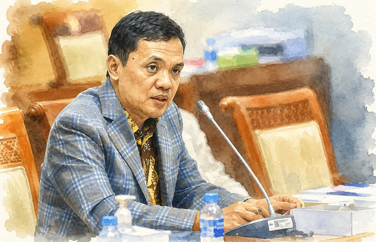 Ketua Komisi III DPR RI Habiburokhman.*//Foto olah digital