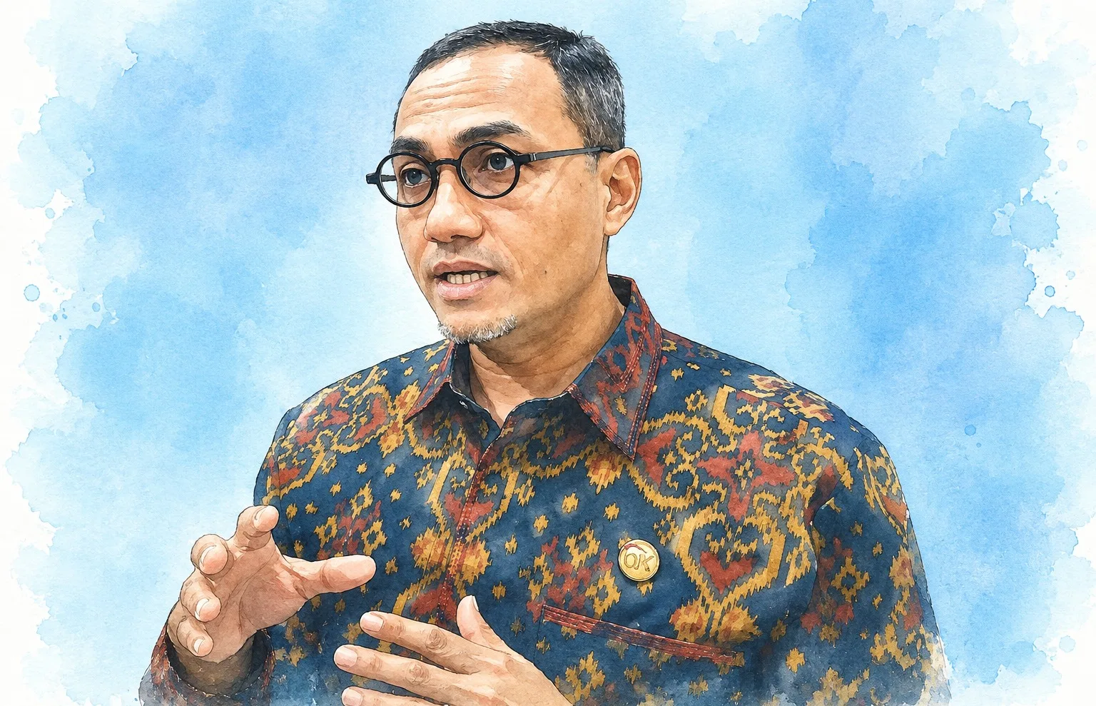 Kepala Eksekutif Pengawas Pasar Modal, Keuangan Derivatif dan Bursa Karbon OJK, Hasan Fawzi.//Foto olah digital