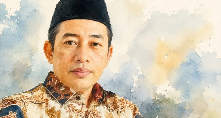 Ocit Abdurrosyid Siddiq, Pengurus ICMI Orwil Banten.//Foto olah digital
