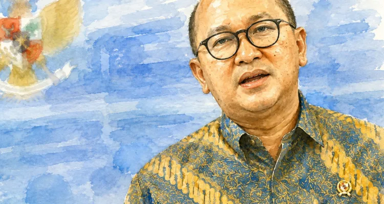 Foto olah digital Chief Executive Officer Danantara Indonesia, Rosan Roeslani.
