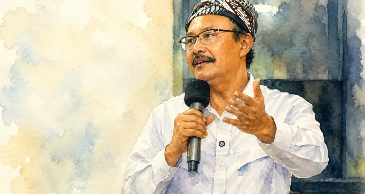 Foto olah digital Menteri Sosial Saifullah Yusuf atau Gus Ipul.