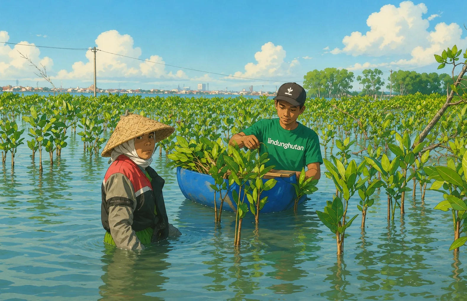 Ilustrasi gambar digital