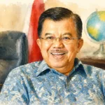 Foto olah digital Jusuf Kalla.