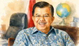 Foto olah digital Jusuf Kalla.